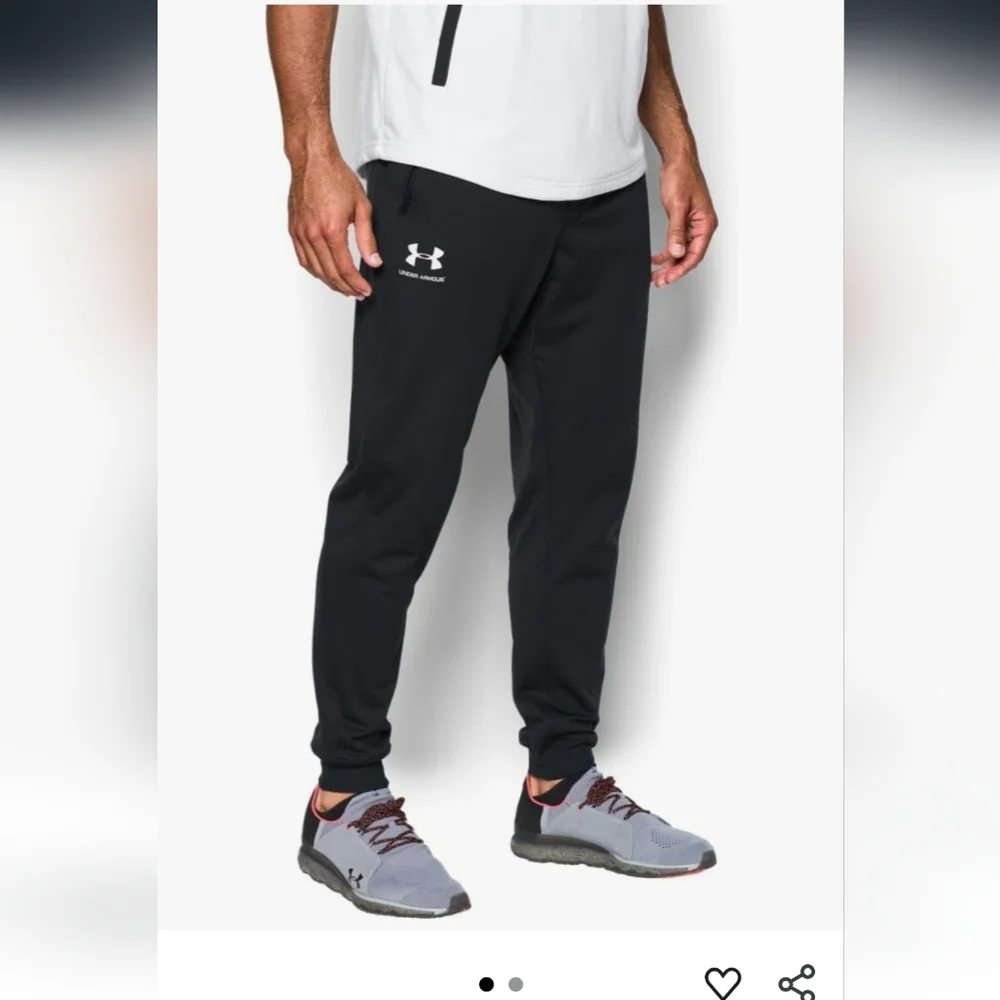 Under Armour ColdGear Tapered Athletic Pants, Black Mens Size Small New! - Picture 11 of 14
